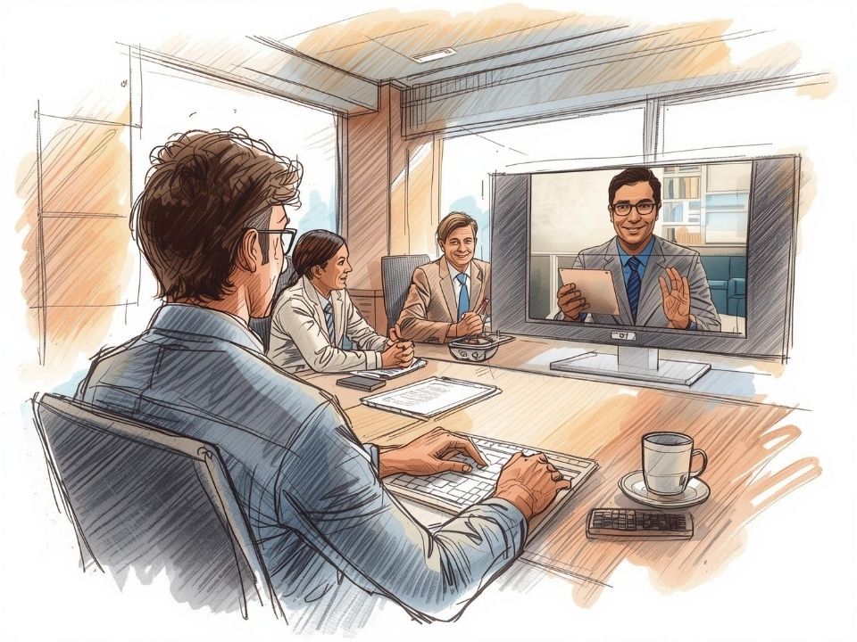 Virtual consultation with NRI clients